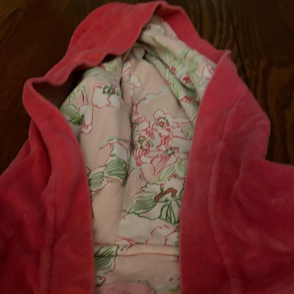 COPY - COPY - Lilly Pulitzer Pink Zip Up Sweatshirt - Picture 4 of 4